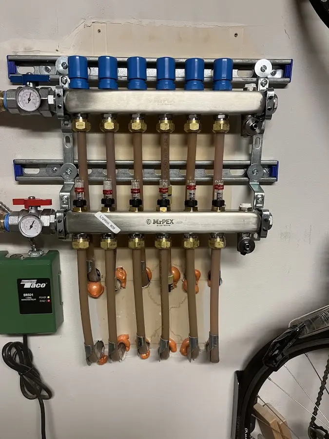 Plumber performing Leak Detection at a residential property in Indian Wells